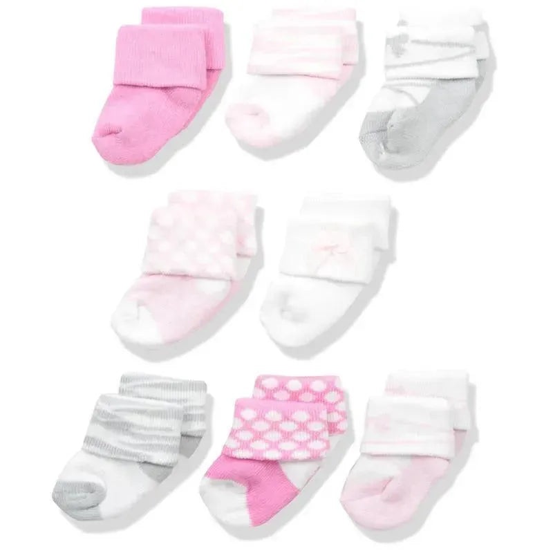 Luvable Friends Baby Girls Socks, 0-6M