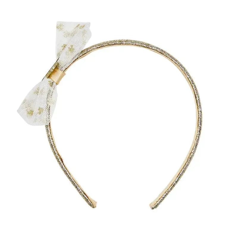 Mastoys – Hair Accessories Headband Gold Bow, Minnie