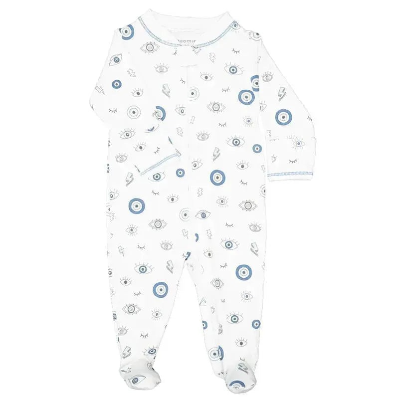 Noomie – Baby Boy Zipper Footie Evil Eye