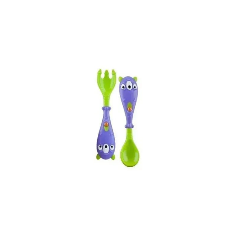 Nuby iMonster Series Fork/Spoon Set