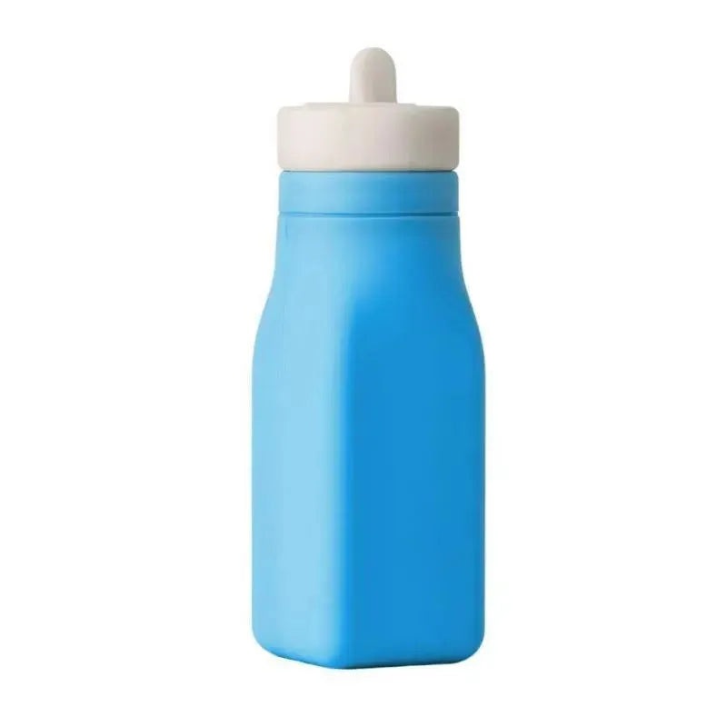 OmieBox – Leak-Proof Silicone Water Bottle, Blue