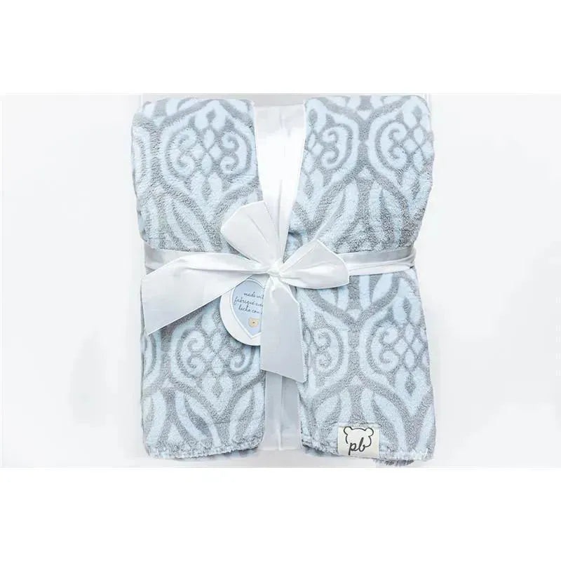 Piccolo Bambino Super Soft Stroller Baby Blankets,Blue