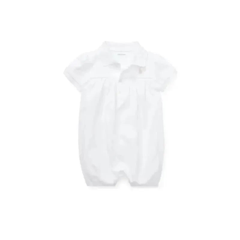 Polo Ralph Lauren Baby – Interlock Bubble Shortall, White
