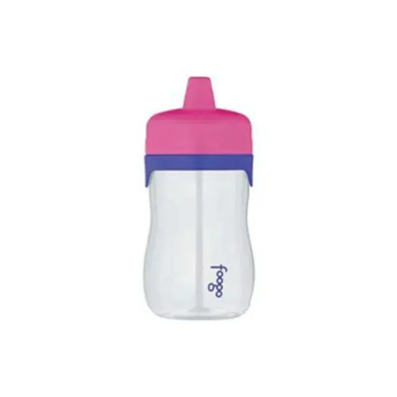 Thermos 11Oz Sippy Cup Crystal Clear With Pink and Purple Accents