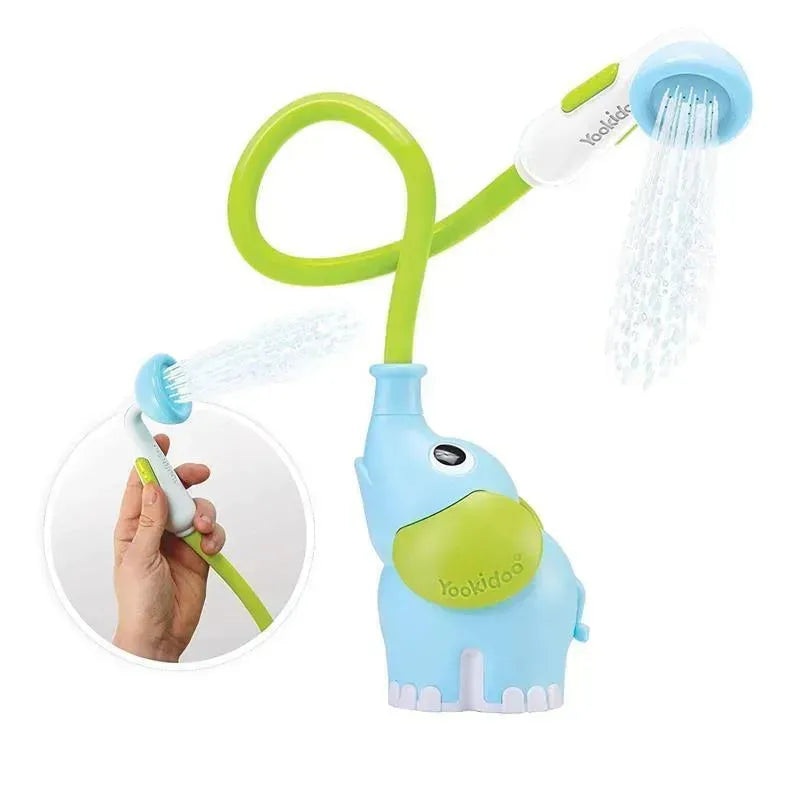 Yookidoo Baby Bath Shower Head – Blue Elephant