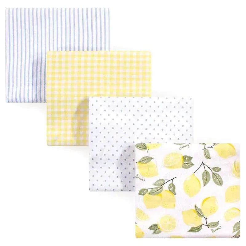 Baby Vision – Hudson Baby Unisex Baby Cotton Flannel Receiving Blankets, Lemons