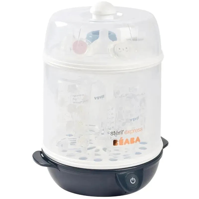 Beaba – Steril’ Express 2-in-1 Baby Bottle Sterilizer, Midnight