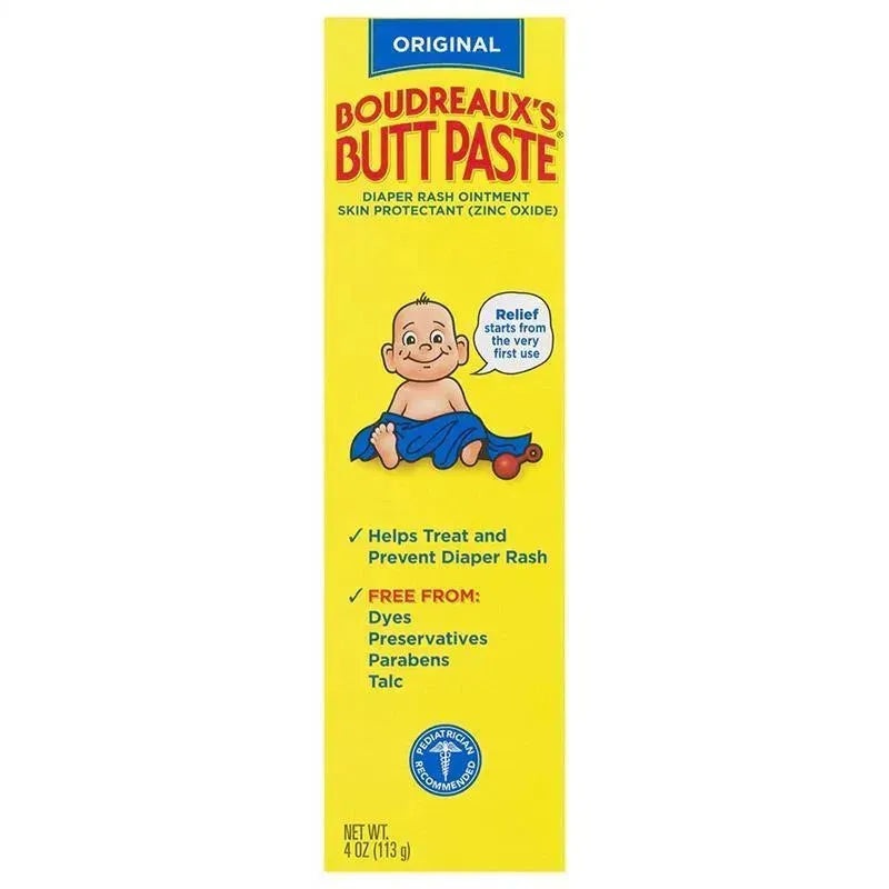 Boudreaux’s Butt Paste – Diaper Rash Ointment, 4 Oz