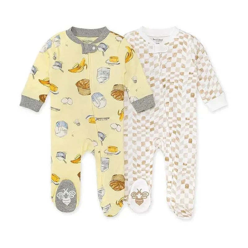 Burts Bees – 2Pk Banana Muffin Recipe & Wavy Check Sleep & Play, Lemonade