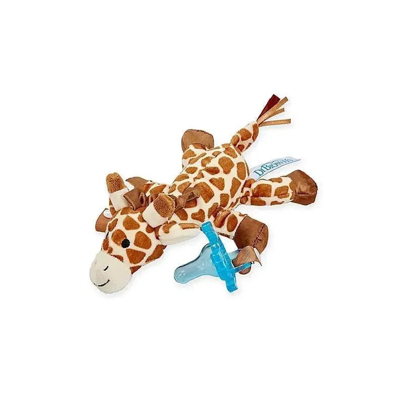 Dr. Brown’s Giraffe Lovey With Blue One-Piece Pacifier