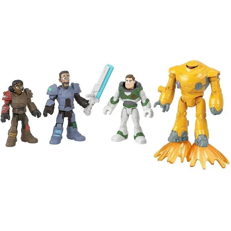 Fisher-Price – 4Pk Imaginext Disney Pixar Lightyear Jr. Zap Patrol Figures