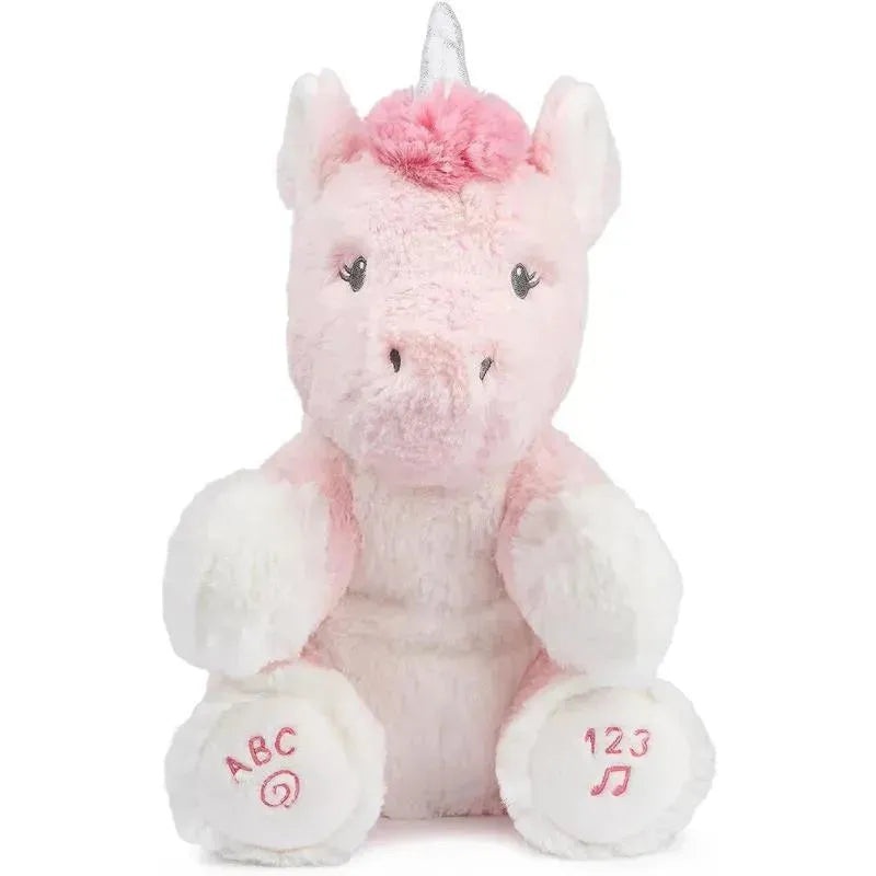 Gund Animated Alora the unicorn, pink plush baby toy