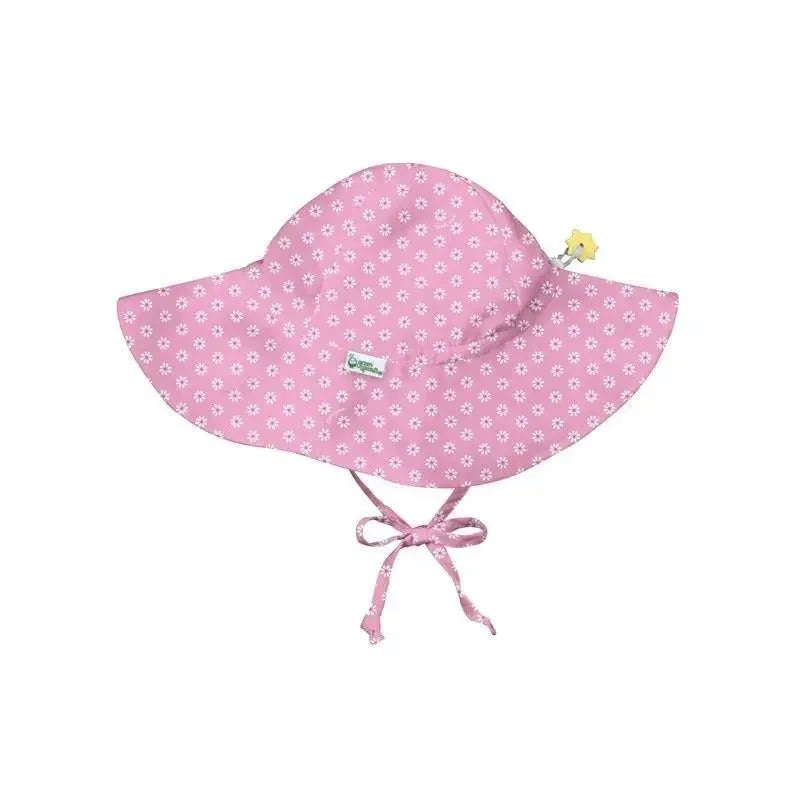 Iplay – Baby Girl Brim Sun Protection Hat, Pink Daisy Geo