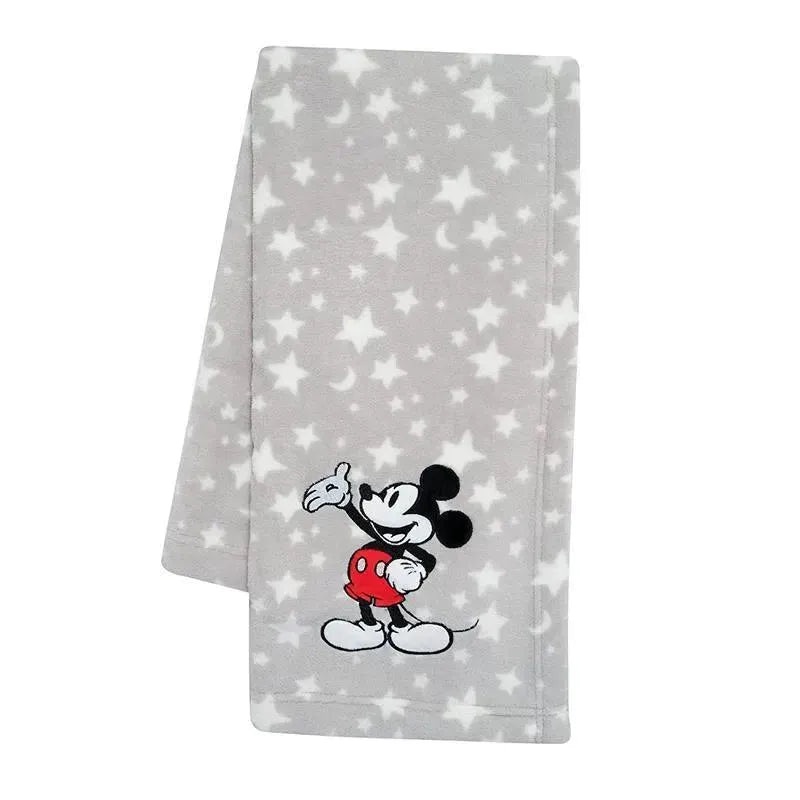 Lambs & Ivy Soft Fleece Baby Blanket, Mickey Mouse