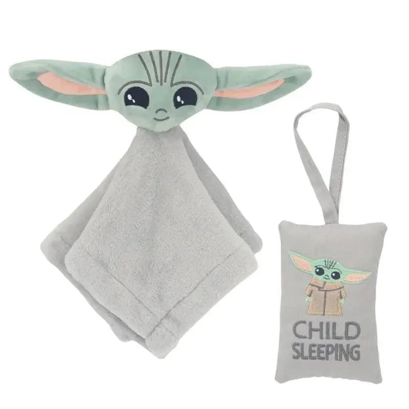 Lambs & Ivy – The Child Baby Yoda Security Blanket & Door Pillow Set
