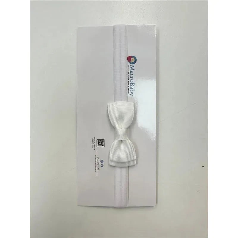 MacroBaby – Headband Medium, White