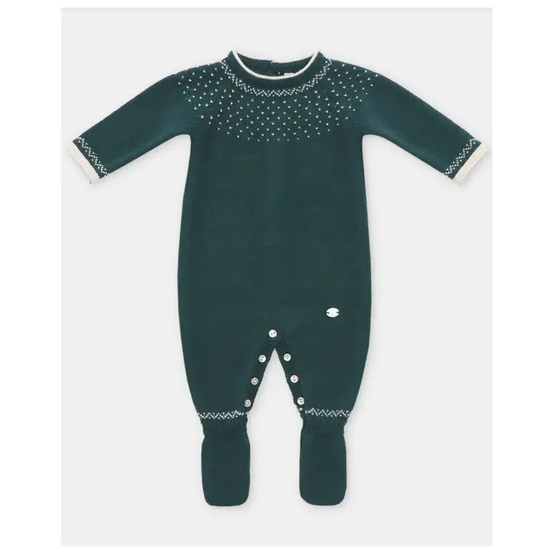 Martin Aranda – Baby Boy Long Romper Piedra, Dark Blue