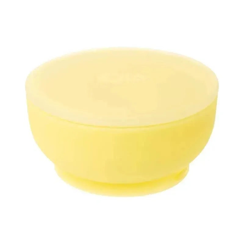 Ola Baby – Suction Bowl With Lid, Lemon