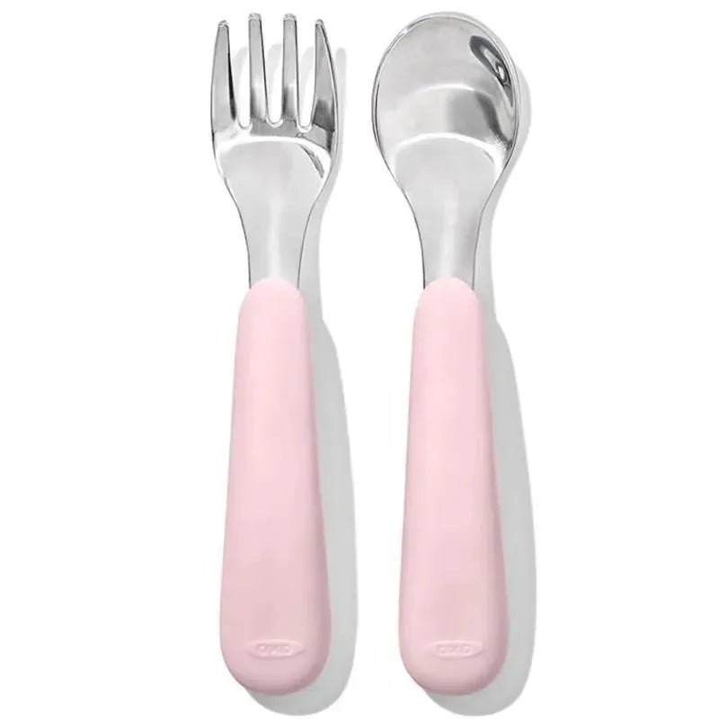 OXO – Tot Fork and Spoon Set, Blossom