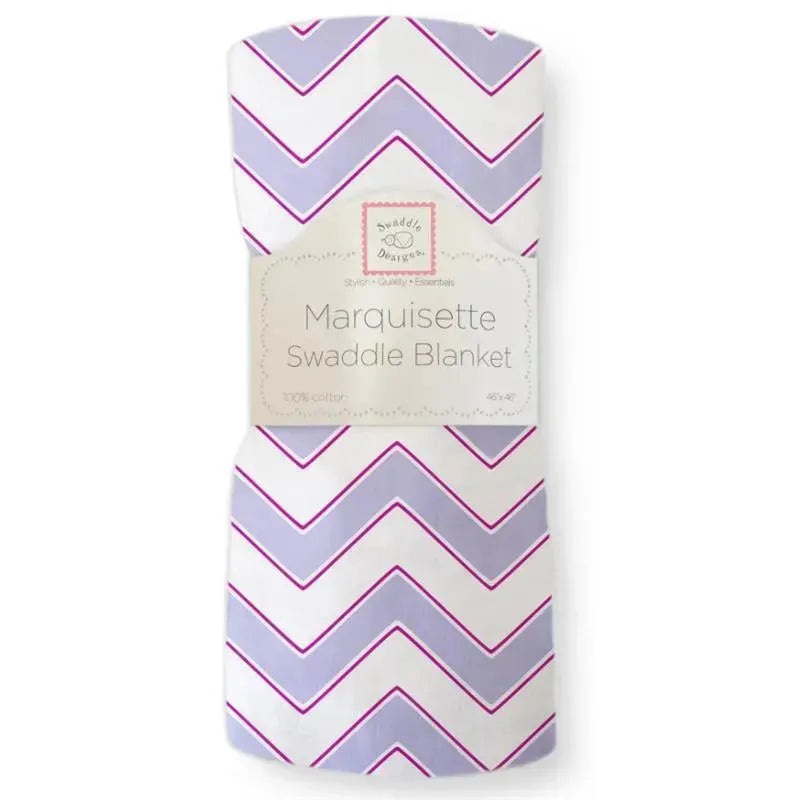 Swaddle Designs – Lavender Chevron Marquisette Swaddle Blanket