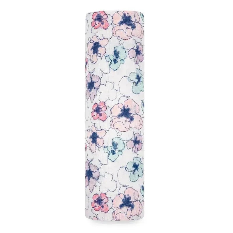 Aden + Anais 47 Classic Swaddle, Trail Blooms