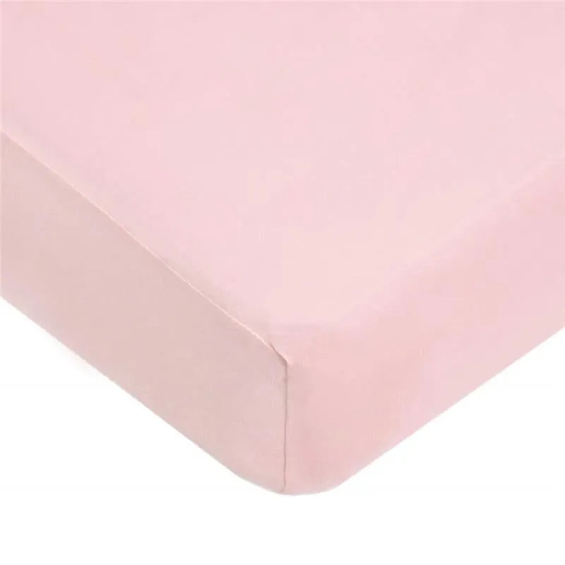 American Baby -100% Cotton Knit Jersey Fitted Crib Sheet, Pink