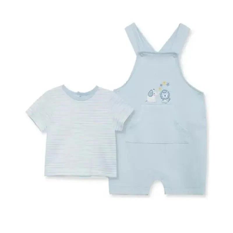 Little Me – Baby Boys Safari Shortall Set