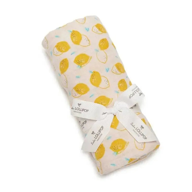 Loulou Lollipop Muslin Baby Swaddle – Cutie Lemon