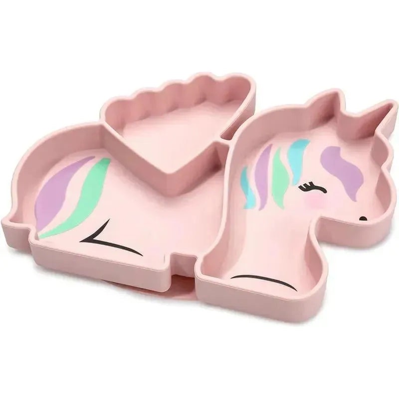 Melii – Divided Silicone Suction Plate, Unicorn