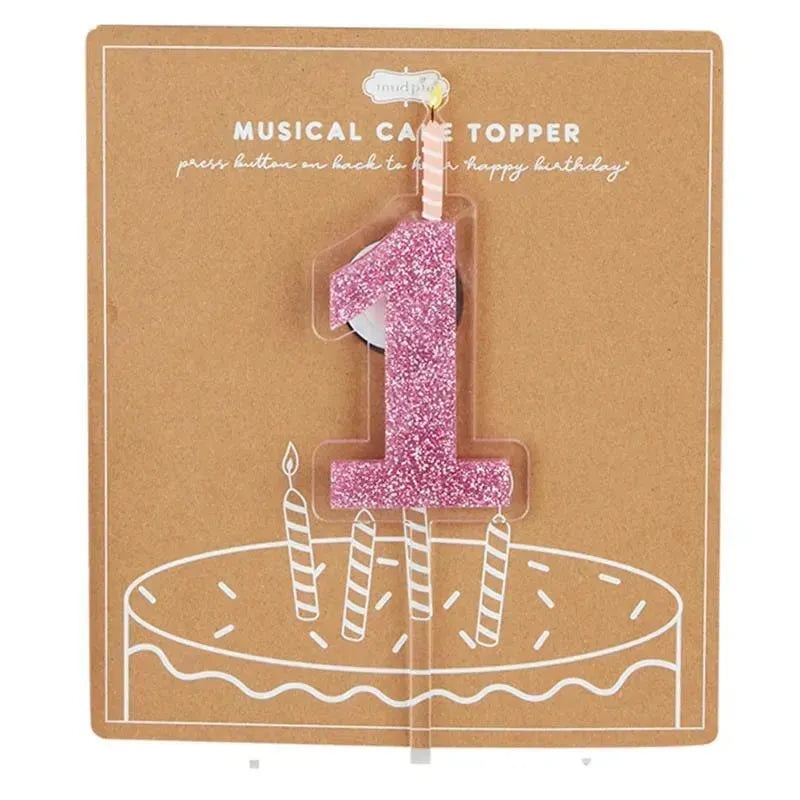 Mud Pie – Birthday Girl Cake Toppers 1 Year