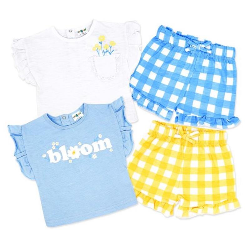 Rose Textiles – 4Pk Baby Girls Short Set Bloom