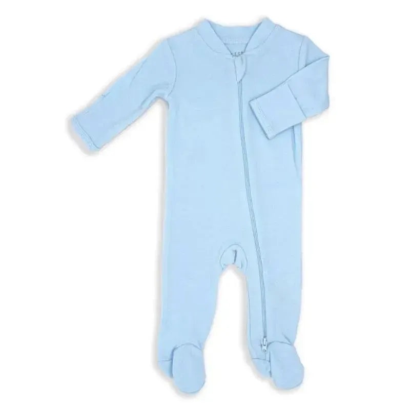 Rose Textiles – Baby Boy Solid Mitted Cuff Sleepers Preemie