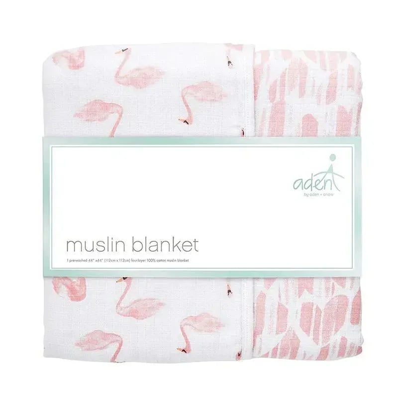 Aden by Aden – Muslin Blanket, Briar Rose Swans