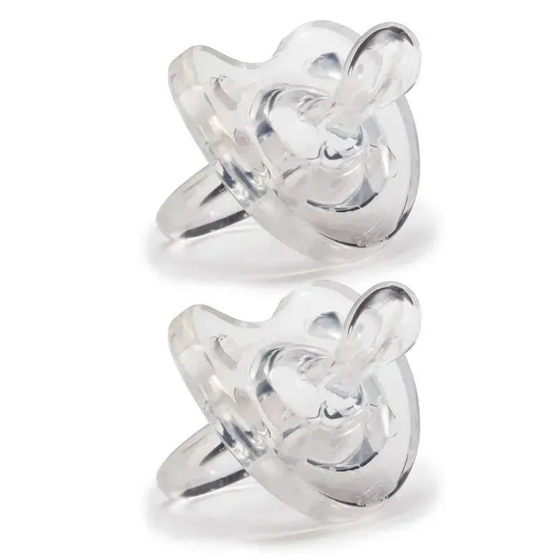 Chicco NaturalFit Soft Silicone Pacifiers 2-Pack, Clear