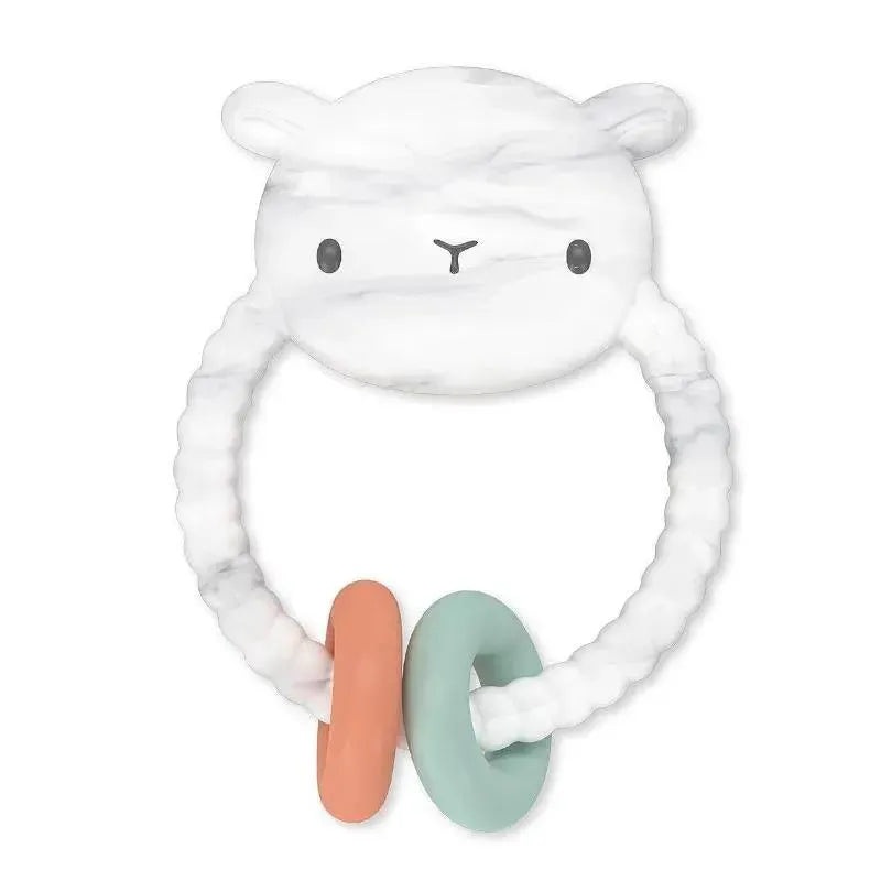 Ingenuity – Soothing Sheppy Baby Teether Toy with Activity Rings