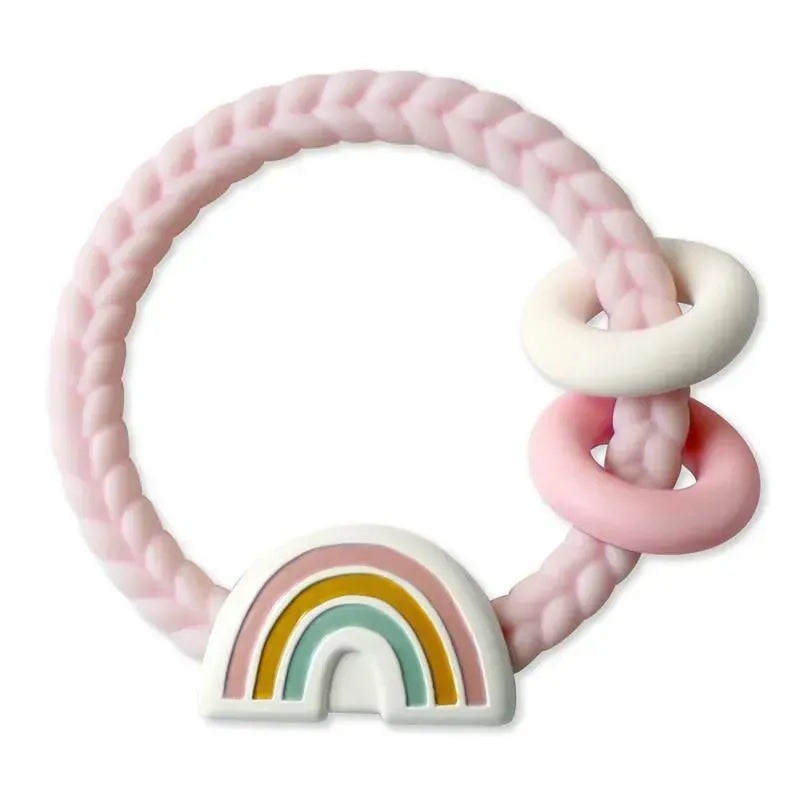 Itzy Ritzy – Silicone Teether With Rattle Rainbow
