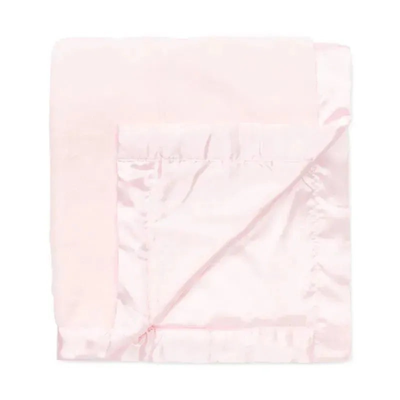 Little Me – Girl Pink Stroller Blanket One Size, Light Pink