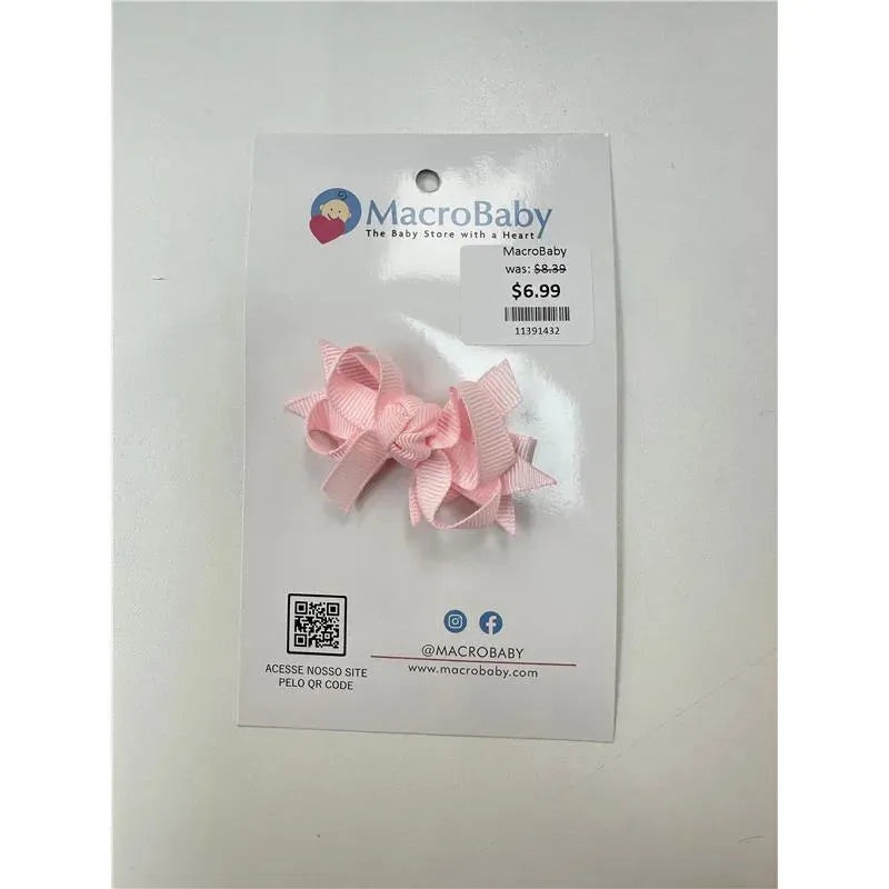 MacroBaby – Hair Bow Mini, Light Pink