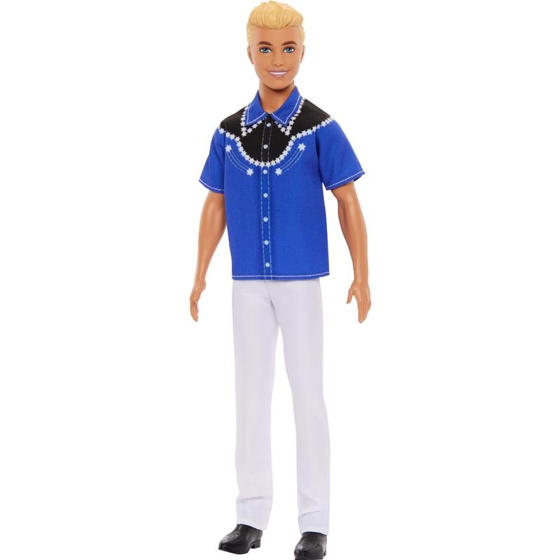 Mattel – Barbie Fashionistas Ken Doll Wearing a Removable Western Shirt