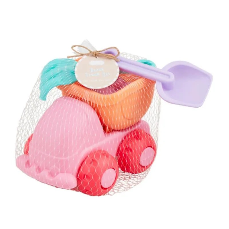 Mud Pie – Kid Girl Pink Sand Car Beach Set
