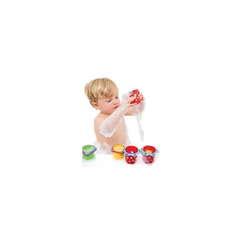 Nuby 5 Pk Stackable Bath Cups
