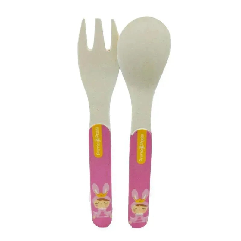 Primo Passi – Bamboo Fiber Kids Spoon & Fork, Metoo