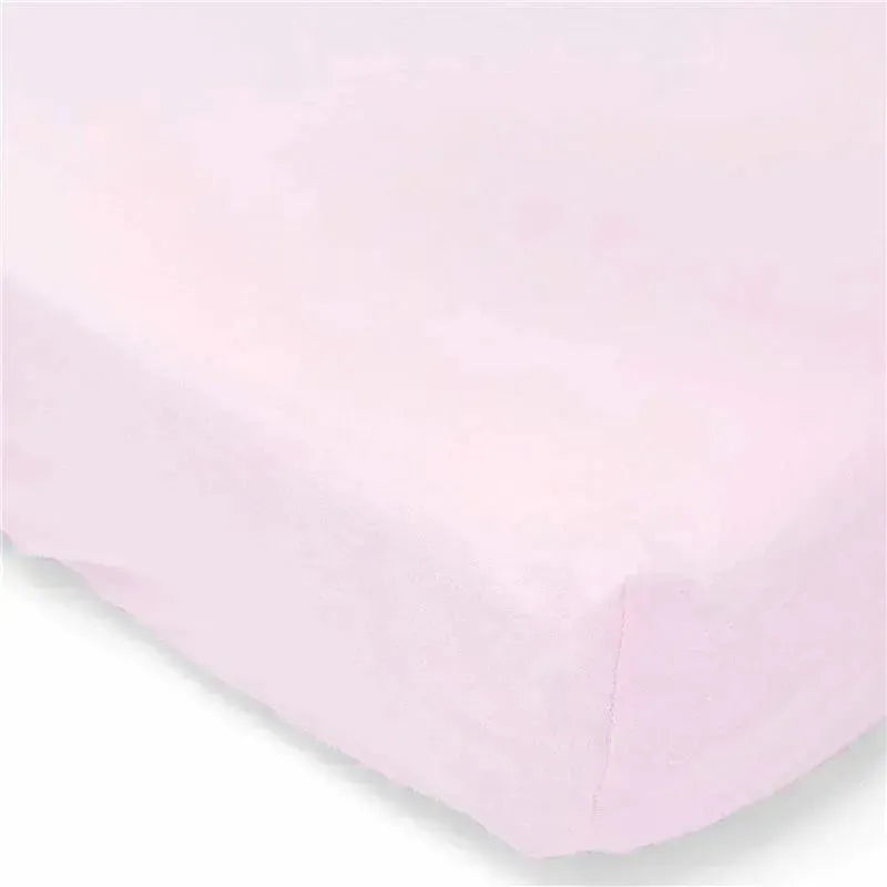 Rose Textiles – Solid Flannel Crib Sheet, Pink