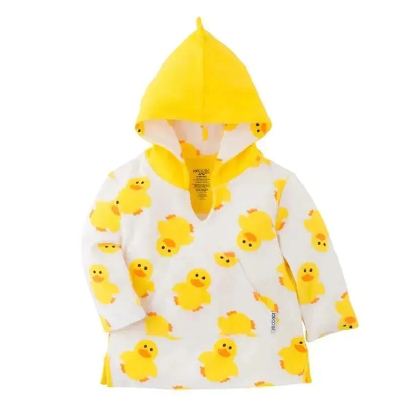 Zoocchini – Baby Terry Swim Coverup UPF50+, Duck