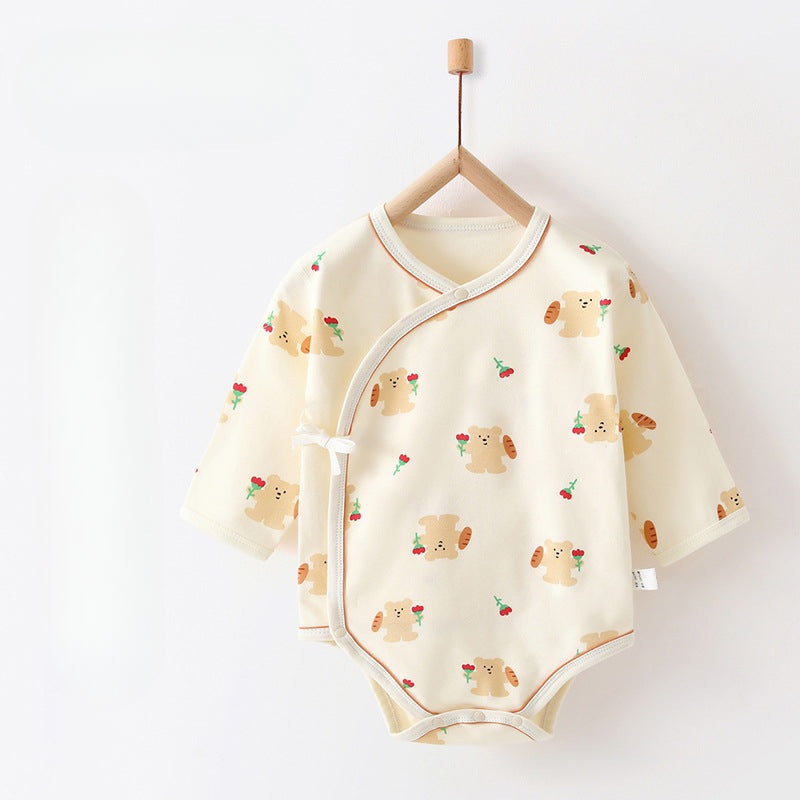 100% Cotton Long Sleeve Bodysuit – Little Bear Little Bear 0-3 M