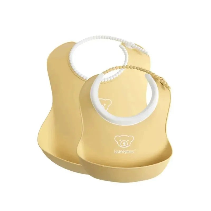 Babybjorn – Feeding Bib Set, 2-pack, Powder Yellow