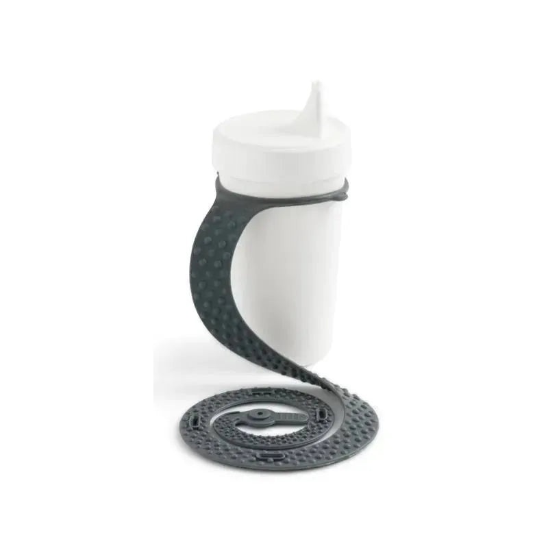 Booginhead – Silicone Sippigrip Cup & Toy Holders – Charcoal Gray
