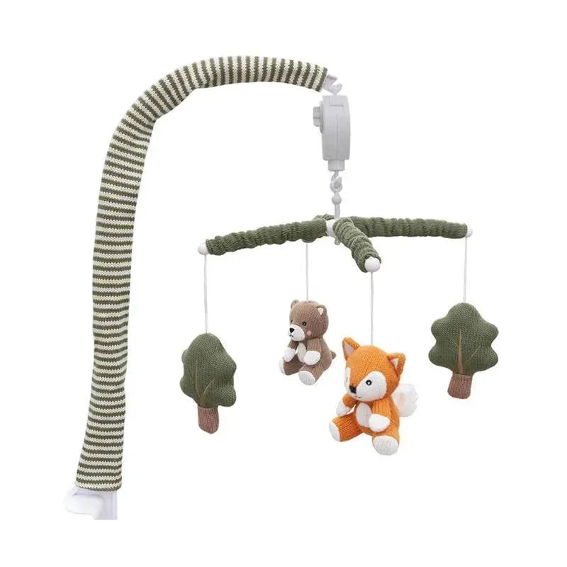 Living Textiles – Baby Music Mobile, Crib Toy, Forest Retreat