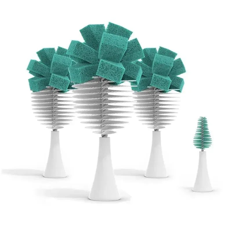 Nanobebe – Replacement Brush Heads Multi-Pack, Teal