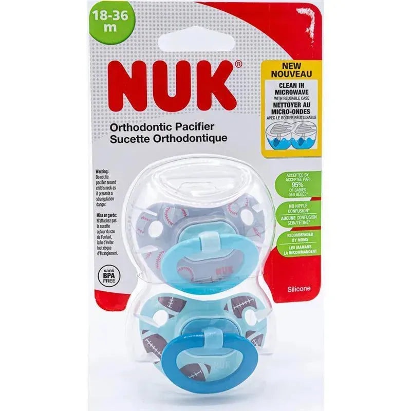 Nuk Baby Pacifier 18-36 Months Sports Themed
